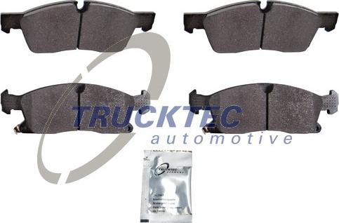 Trucktec Automotive 02.35.436 - Гальмівні колодки, дискові гальма autozip.com.ua