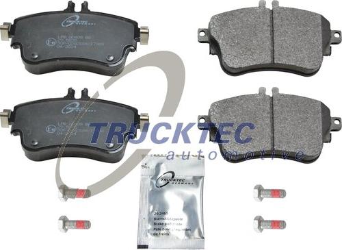 Trucktec Automotive 02.35.431 - Гальмівні колодки, дискові гальма autozip.com.ua