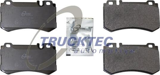 Trucktec Automotive 02.35.561 - Гальмівні колодки, дискові гальма autozip.com.ua