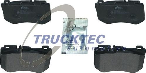 Trucktec Automotive 02.35.520 - Гальмівні колодки, дискові гальма autozip.com.ua