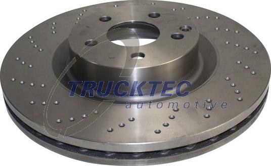 Trucktec Automotive 02.35.574 - Гальмівний диск autozip.com.ua