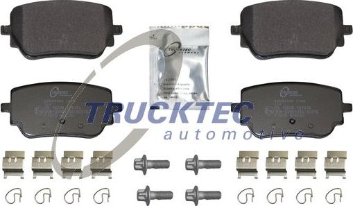 Trucktec Automotive 02.35.625 - Гальмівні колодки, дискові гальма autozip.com.ua