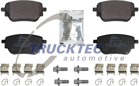 Trucktec Automotive 02.35.626 - Гальмівні колодки, дискові гальма autozip.com.ua