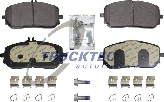 Trucktec Automotive 02.35.628 - Гальмівні колодки, дискові гальма autozip.com.ua