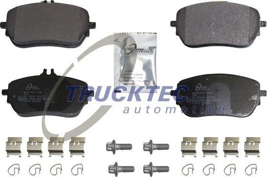 Trucktec Automotive 02.35.627 - Гальмівні колодки, дискові гальма autozip.com.ua
