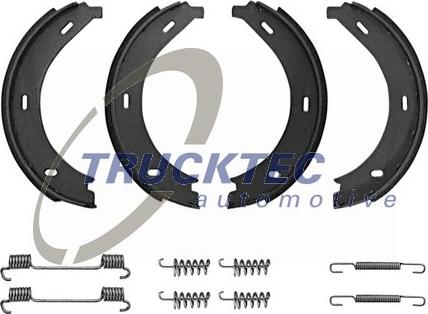 Trucktec Automotive 02.35.046 - Комплект гальм, ручник, парковка autozip.com.ua