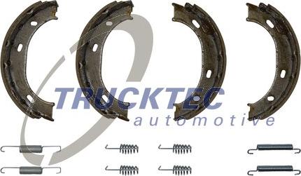Trucktec Automotive 02.35.051 - Комплект гальм, ручник, парковка autozip.com.ua