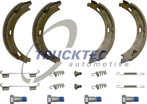 Trucktec Automotive 02.35.008 - Комплект гальм, ручник, парковка autozip.com.ua