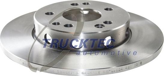Trucktec Automotive 02.35.016 - Гальмівний диск autozip.com.ua