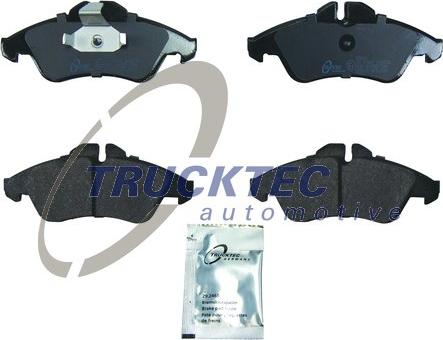 Trucktec Automotive 02.35.082 - Гальмівні колодки, дискові гальма autozip.com.ua