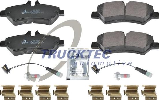 Trucktec Automotive 02.35.195 - Гальмівні колодки, дискові гальма autozip.com.ua