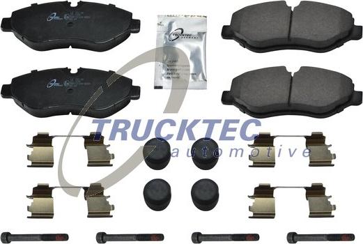 Trucktec Automotive 02.35.196 - Гальмівні колодки, дискові гальма autozip.com.ua