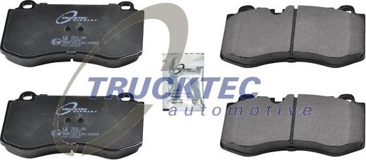 Trucktec Automotive 02.35.197 - Гальмівні колодки, дискові гальма autozip.com.ua