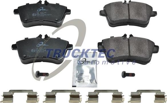 Trucktec Automotive 02.35.149 - Гальмівні колодки, дискові гальма autozip.com.ua