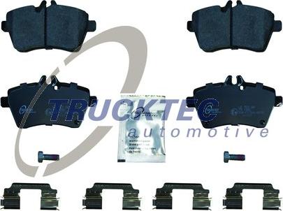 Trucktec Automotive 02.35.148 - Гальмівні колодки, дискові гальма autozip.com.ua
