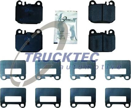 Trucktec Automotive 02.35.142 - Гальмівні колодки, дискові гальма autozip.com.ua