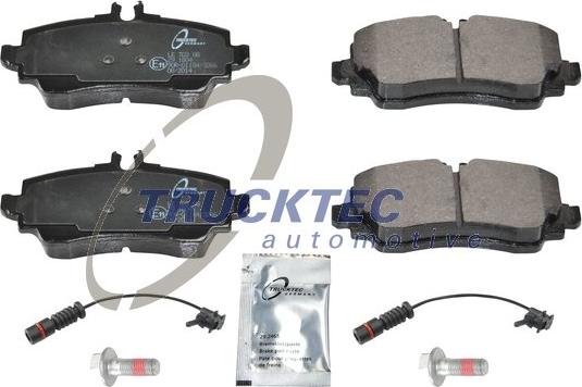 Trucktec Automotive 02.35.151 - Гальмівні колодки, дискові гальма autozip.com.ua