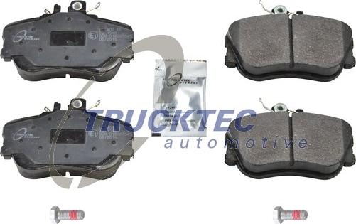 Trucktec Automotive 02.35.104 - Гальмівні колодки, дискові гальма autozip.com.ua