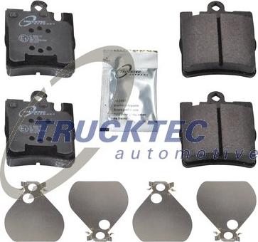 Trucktec Automotive 02.35.106 - Гальмівні колодки, дискові гальма autozip.com.ua