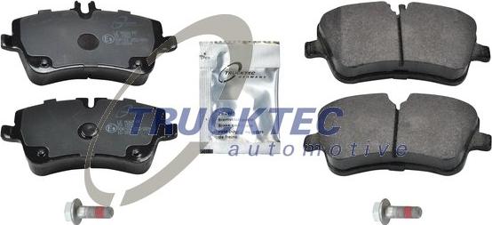 Trucktec Automotive 02.35.108 - Гальмівні колодки, дискові гальма autozip.com.ua