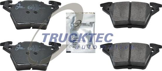 Trucktec Automotive 02.35.118 - Гальмівні колодки, дискові гальма autozip.com.ua
