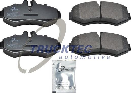 Trucktec Automotive 02.35.117 - Гальмівні колодки, дискові гальма autozip.com.ua