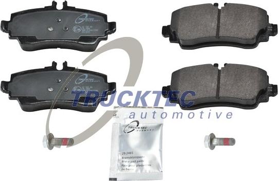 Trucktec Automotive 02.35.121 - Гальмівні колодки, дискові гальма autozip.com.ua