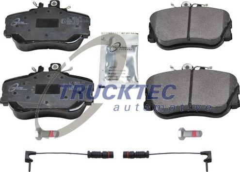 Trucktec Automotive 02.35.128 - Гальмівні колодки, дискові гальма autozip.com.ua