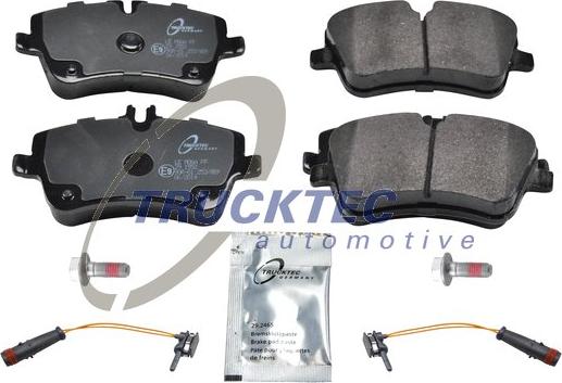Trucktec Automotive 02.35.127 - Гальмівні колодки, дискові гальма autozip.com.ua