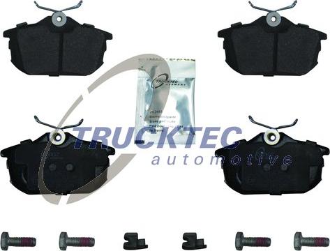 Trucktec Automotive 02.35.248 - Гальмівні колодки, дискові гальма autozip.com.ua