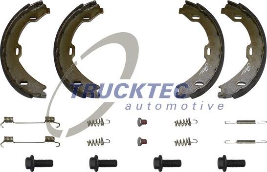Trucktec Automotive 02.35.204 - Комплект гальм, ручник, парковка autozip.com.ua