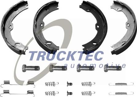 Trucktec Automotive 02.35.206 - Комплект гальм, ручник, парковка autozip.com.ua