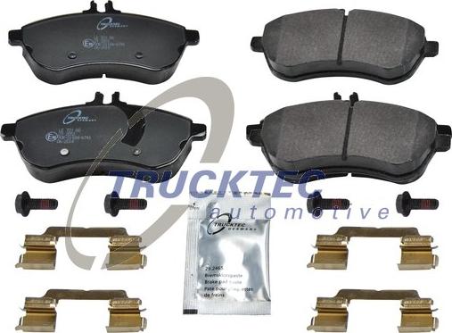 Trucktec Automotive 02.35.232 - Гальмівні колодки, дискові гальма autozip.com.ua