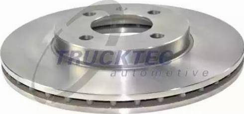 Trucktec Automotive 07.35.041 - Гальмівний диск autozip.com.ua