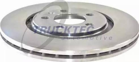 Trucktec Automotive 07.35.086 - Гальмівний диск autozip.com.ua