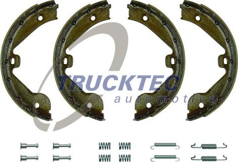 Trucktec Automotive 07.35.078 - Комплект гальм, ручник, парковка autozip.com.ua