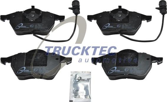 Trucktec Automotive 07.35.109 - Гальмівні колодки, дискові гальма autozip.com.ua