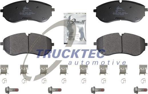 Trucktec Automotive 07.35.329 - Гальмівні колодки, дискові гальма autozip.com.ua