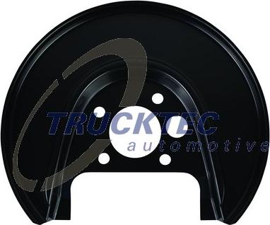 Trucktec Automotive 07.35.296 - Відбивач, диск гальмівного механізму autozip.com.ua