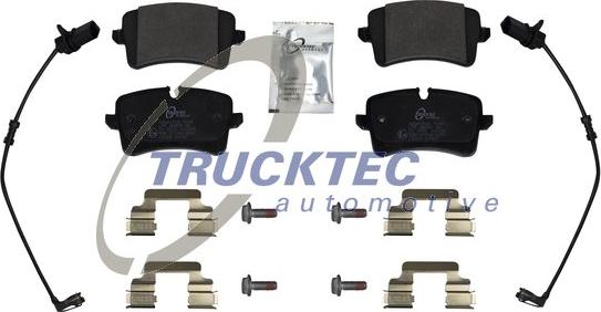 Trucktec Automotive 07.35.290 - Гальмівні колодки, дискові гальма autozip.com.ua
