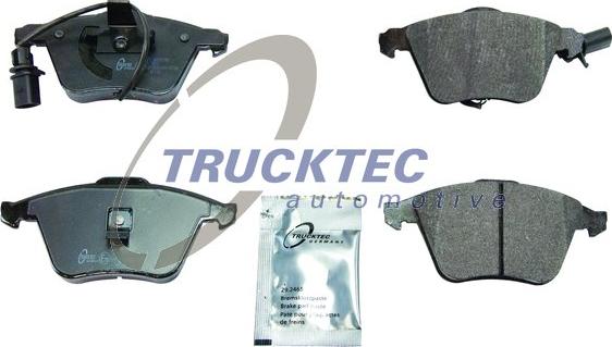 Trucktec Automotive 07.35.244 - Гальмівні колодки, дискові гальма autozip.com.ua