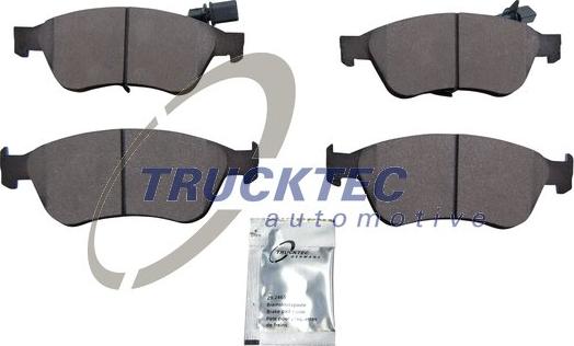 Trucktec Automotive 07.35.241 - Гальмівні колодки, дискові гальма autozip.com.ua