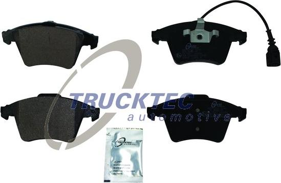 Trucktec Automotive 07.35.248 - Гальмівні колодки, дискові гальма autozip.com.ua