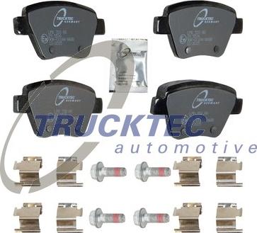 Trucktec Automotive 07.35.247 - Гальмівні колодки, дискові гальма autozip.com.ua