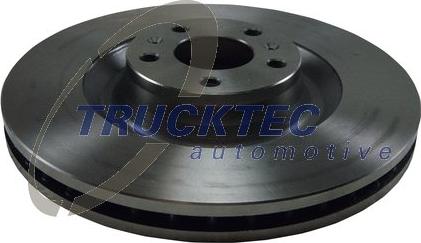 Trucktec Automotive 07.35.264 - Гальмівний диск autozip.com.ua