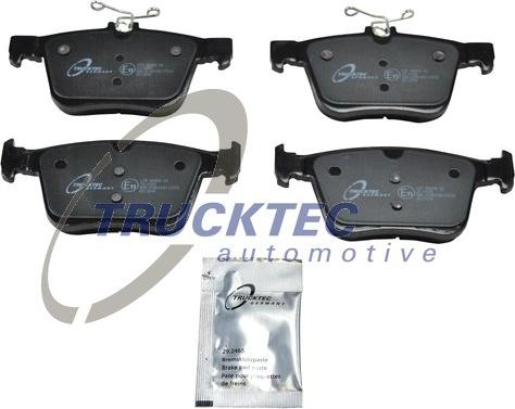 Trucktec Automotive 07.35.262 - Гальмівні колодки, дискові гальма autozip.com.ua