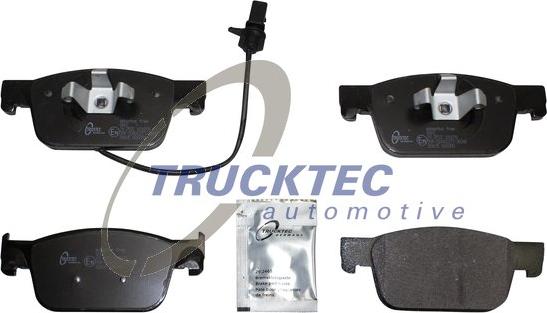 Trucktec Automotive 07.35.286 - Гальмівні колодки, дискові гальма autozip.com.ua
