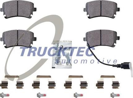 Trucktec Automotive 07.35.239 - Гальмівні колодки, дискові гальма autozip.com.ua