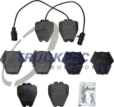 Trucktec Automotive 07.35.230 - Гальмівні колодки, дискові гальма autozip.com.ua