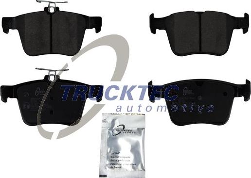 Trucktec Automotive 07.35.275 - Гальмівні колодки, дискові гальма autozip.com.ua